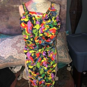 Abstract floral  Rachel Roy Dress